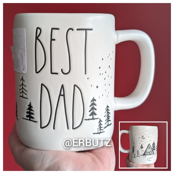Rae Dunn Other - ❌SOLD❌ Rae Dunn ⛺ BEST DAD Mug with All-over Camping Scene Graphics
